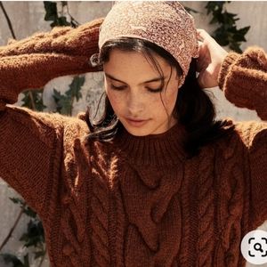 Dôen Reed Wool Cable-knit Sweater